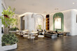 © murattellioglu - Modern Coffee Shop interior, 3d render