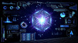 © Irmdgtal76 - Abstract microchip processor with digital data interface