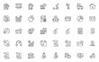 © kornkun - set of finance icons, loan, debt, tax