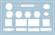 © kornkun - snowflake invitation card, winter frame, christmas decoration