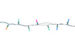 © Achira22 - String of Christmas lights isolated on transparent background.