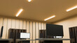 © Metadancer - Computer monitors and server racks in data center room