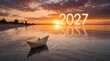 © TASHRIF - A beautiful ocean sunset welcomes the new year of 2027