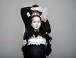 © Nomad_Soul - Male mime gesturing a framing frame above a female partner