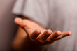 © vegefox.com - The human hand is open and extended, symbolizing offering, receiving, or showing.