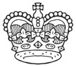 © ONYXprj - A crown with a cross on top