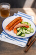 © Cavan - Lunch with sausages and beer