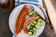 © Cavan - Lunch with sausages and beer