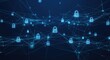 © surma islam - Secure network of glowing lock icons and connections