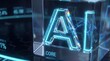 © BlackBridge Media - Futuristic AI Core Cube with Glowing Neural Network