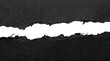 © we.bond.png - Dark black torn paper texture featuring rough edges on transparent background