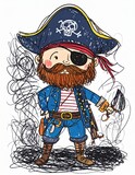 pirate cartoon pirate