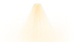 © Tasmima - Isolated bright golden yellow light beam emanating from a top source transparent background