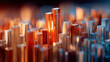 © kaliel - Abstract skyscraper forms create a modern cityscape representing urban development real estate growth and future business districts.