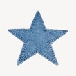 © Rawpixel.com - Denim star patch design element.
