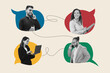 © Prostock-studio - Focused Professionals Engaged In Work Communication Over Phone And Laptop, Discussing Ideas In Modern Office Setting, Representing Collaboration Among Diverse Team Members. Business Concept.
