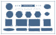 © kornkun - snowflake invitation card, winter frame, christmas decoration