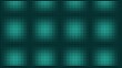 © Md sajjad Hossain - Square grid pattern composed of blue halftone dots on dark background