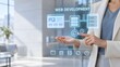 © MarufIslam - Modern Web Development Projects with Professional Using Futuristic Holographic Interface