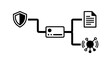 © Atikur - Crisis Communication Strategy Icon with Response Hub and Press Statement Workflow