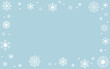 © kornkun - Winter snowflake decoration, winter background