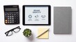© Ali - Brand identity business concept on digital tablet office desk