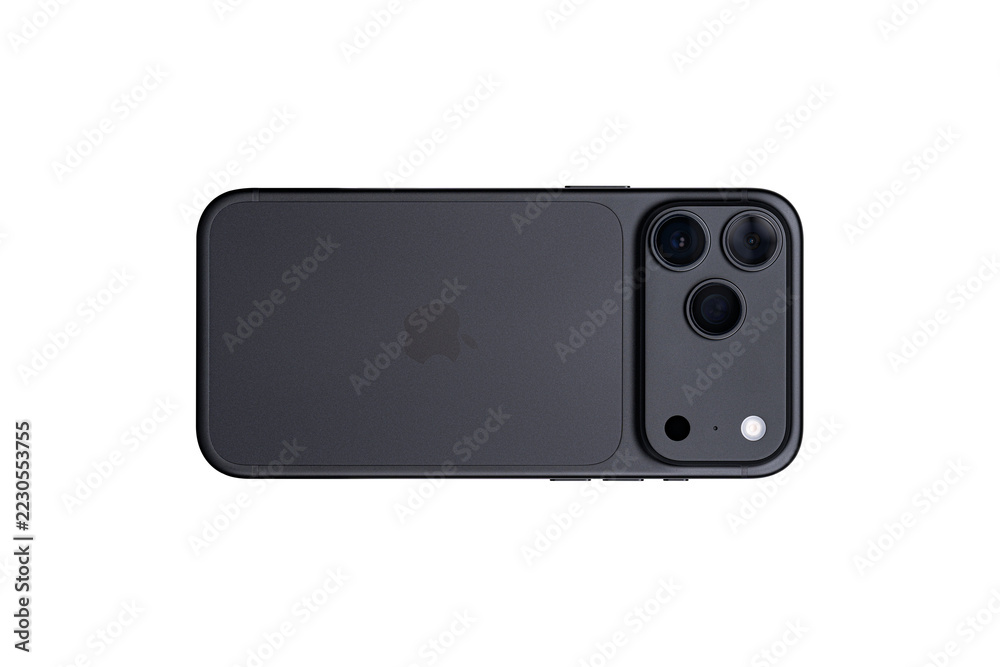 CHONBURI, THAILAND - OCTOBER 22, 2026: Rear view of the new black Apple ...