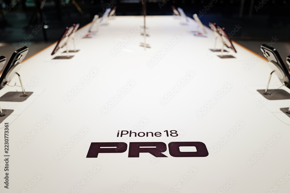 Various color models of new Apple iPhone 18 Pro and iPhone 18 Pro Max ...