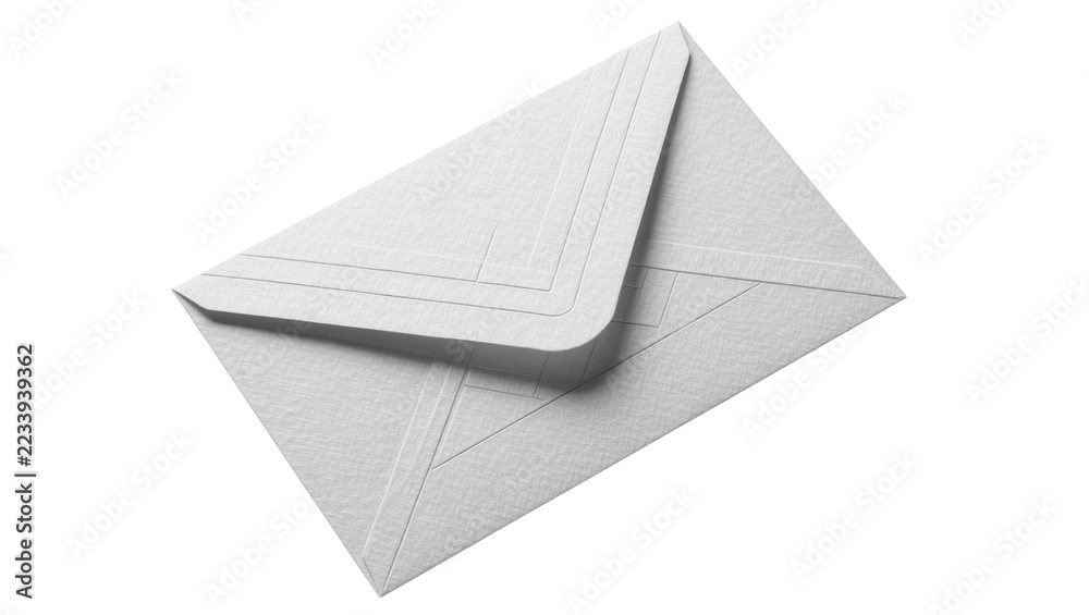 Send Letters Isolated white paper envelope mail object for sending messages, letters ...