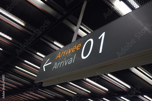 arrivée aéroport