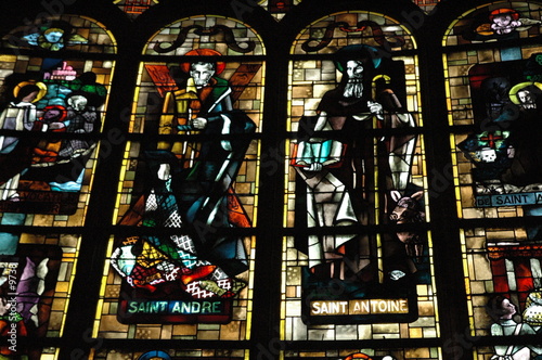 Obraz na plátně vitrail de saint-eustache