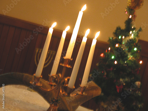 bougies à noël