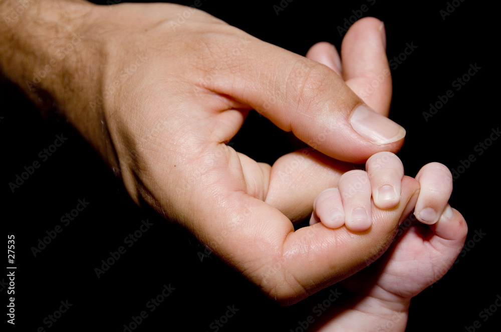 holding hands