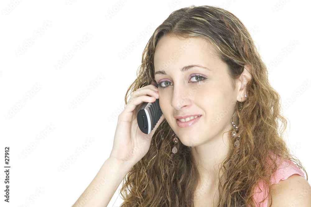 on the phone on the phone