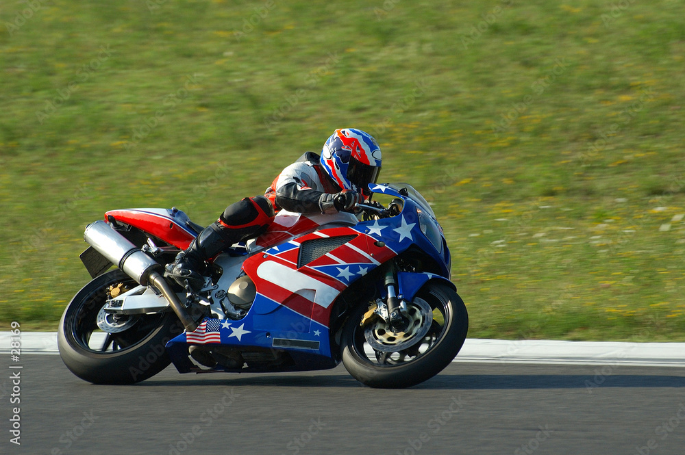 Fototapeta premium motorbike racing