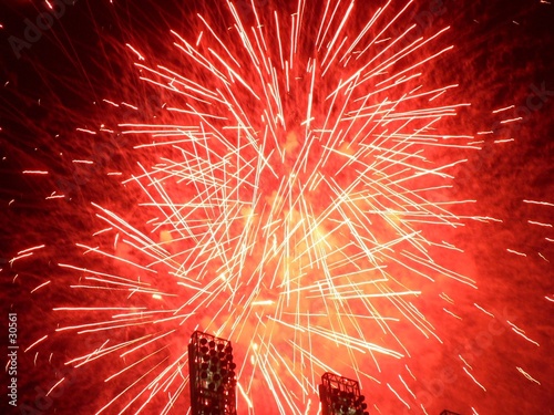 red fireworks
