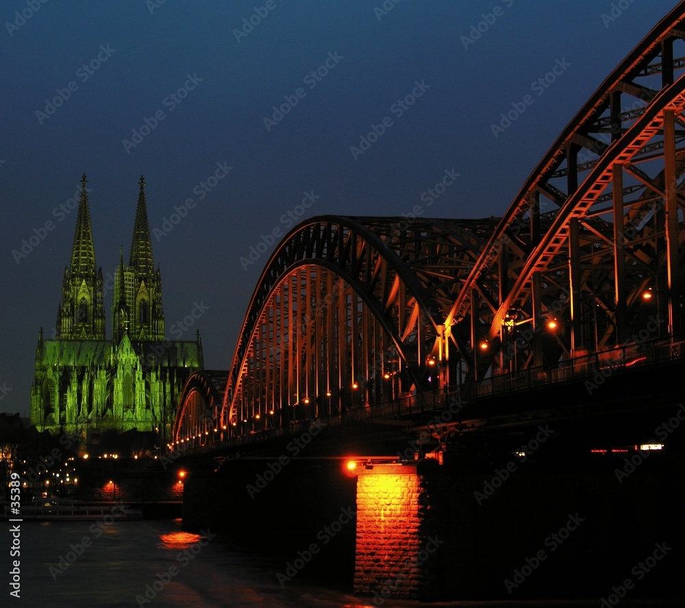 Obraz premium lights of cologne