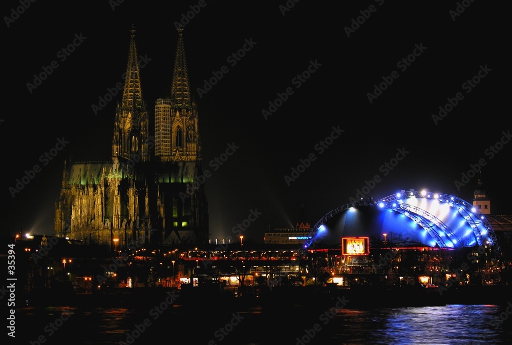 Obraz premium lights of cologne
