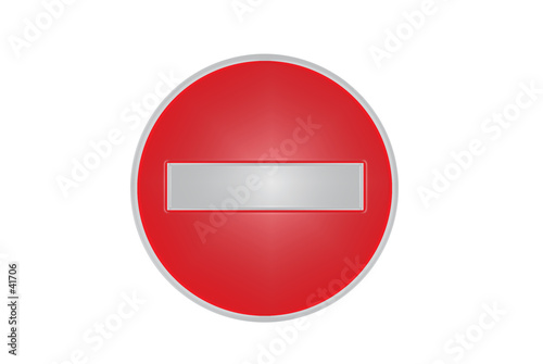 sens interdit