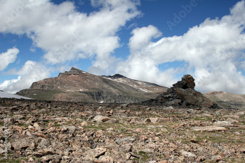 silver run peak and plateau, montana photo