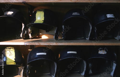 batting helmets