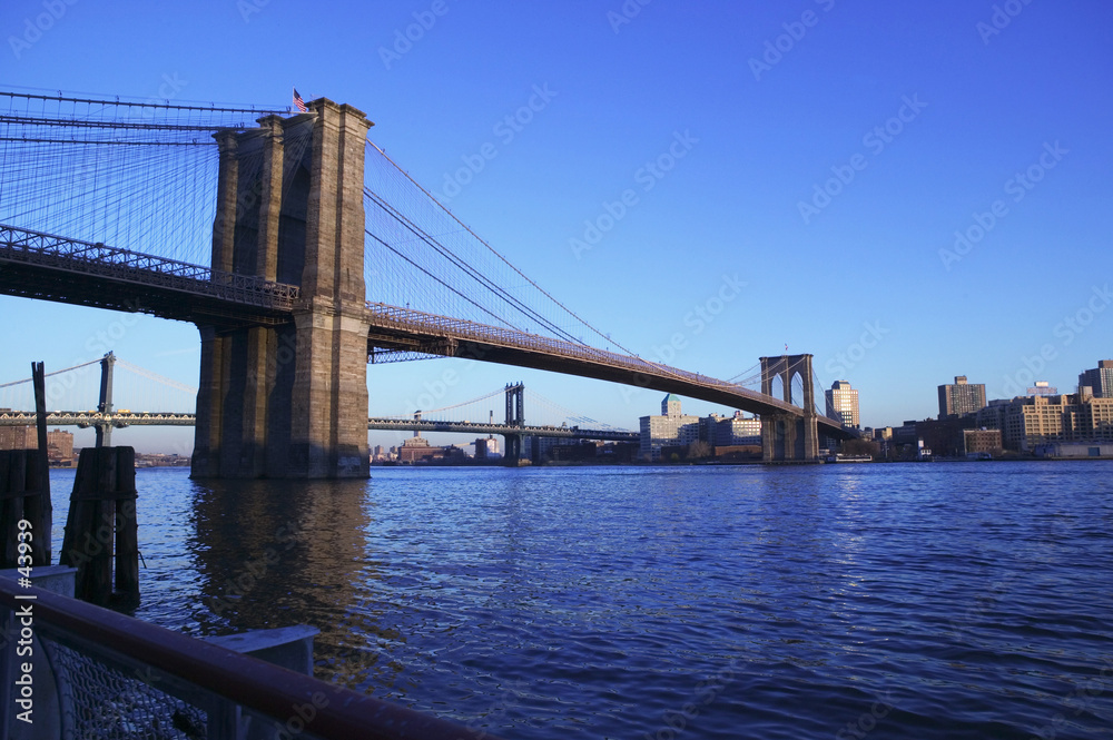 Fototapeta premium brooklyn bridge at sunset