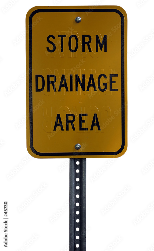 storm drainage area