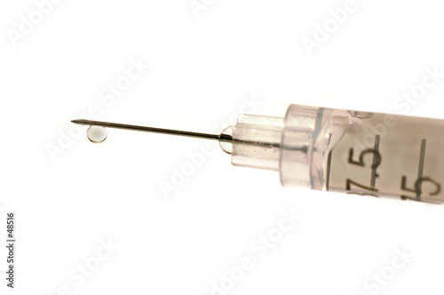 dripping syringe