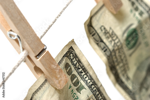 money laundering over white