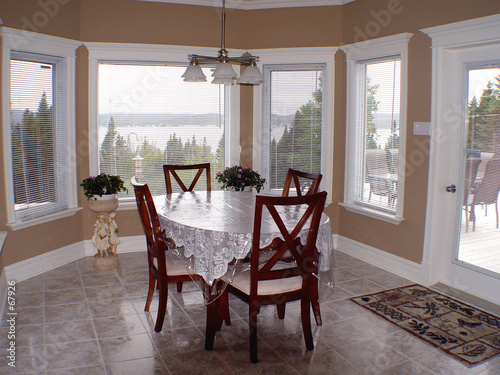 interior view of diningroom photo