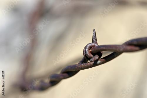 barbed wire abstract