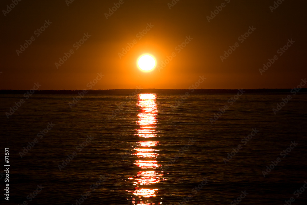 sunset simcoe lake