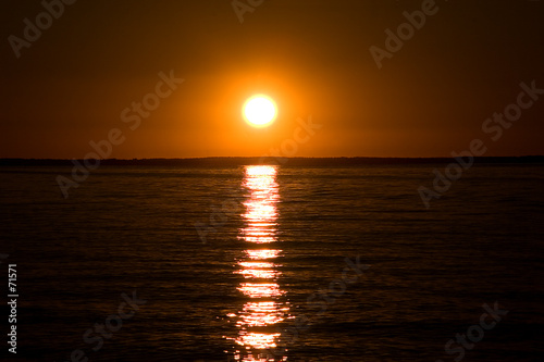 sunset simcoe lake