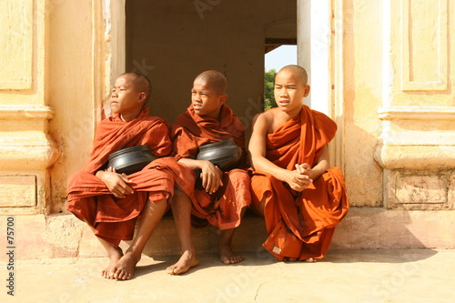 Leinwand Poster monks